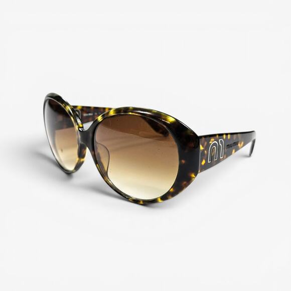 Miu Miu Sunglasses Round Tortoiseshell Gradient Lenses main image 4